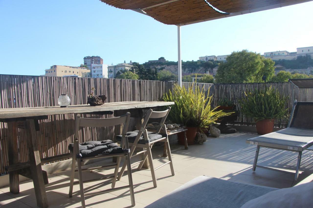 Mini Attico Panoramico Con Terrazza Leilighet Cagliari Eksteriør bilde